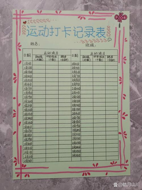 运动打卡记录怎么写（运动打卡记录怎么写范文）运动打卡记录怎么写范文